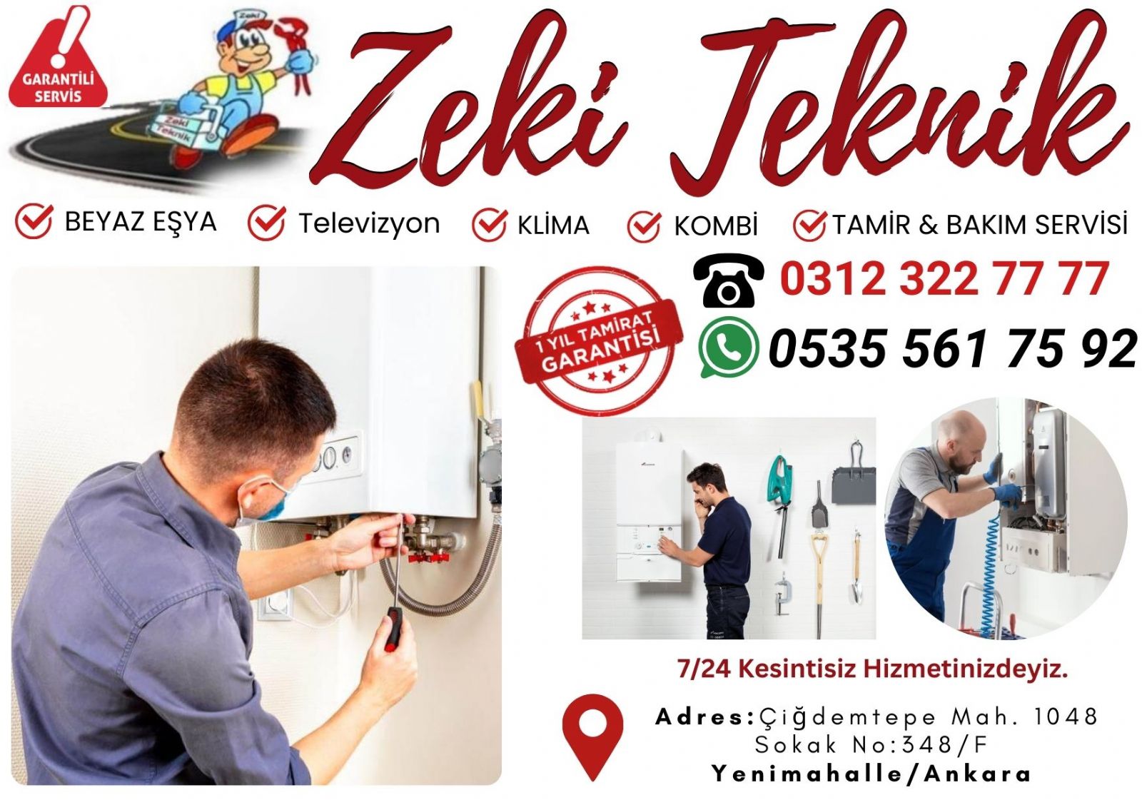 Şentepe Kombi Bakım Ücreti